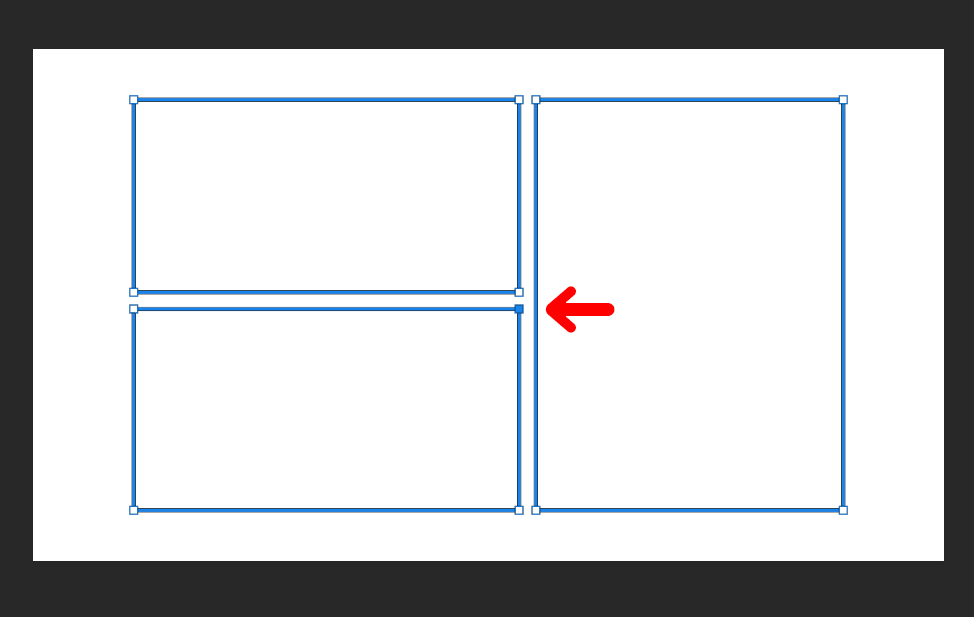 Photoshop で簡単にコマ割りをする方法 マンガ ゆずゆろぐ