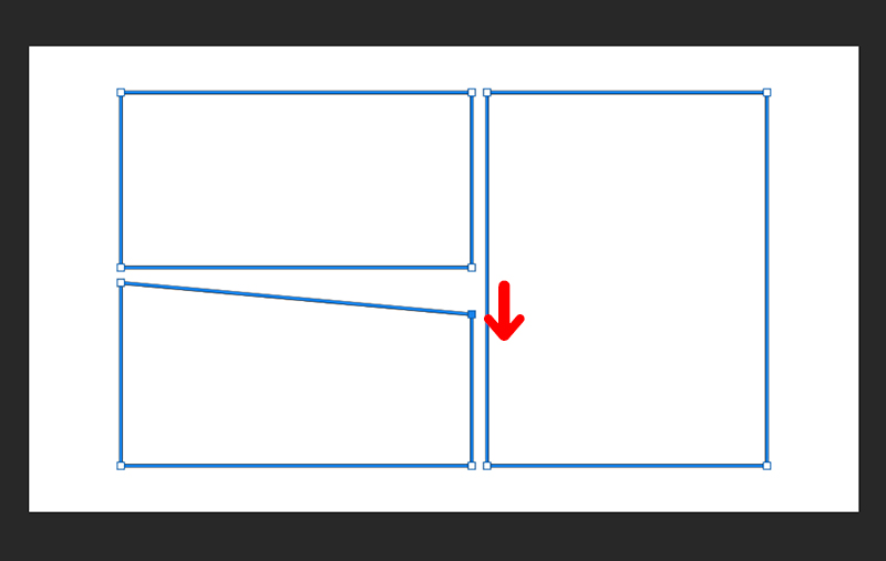 Photoshop で簡単にコマ割りをする方法 マンガ ゆずゆろぐ