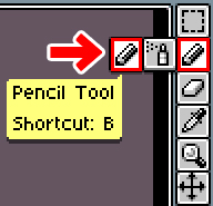 Aseprite Pencil Tool