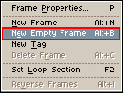 New Empty Frame