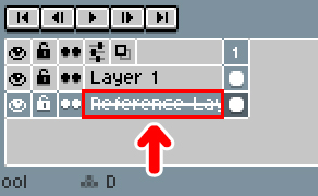 「Reference Layer」をダブルクリック