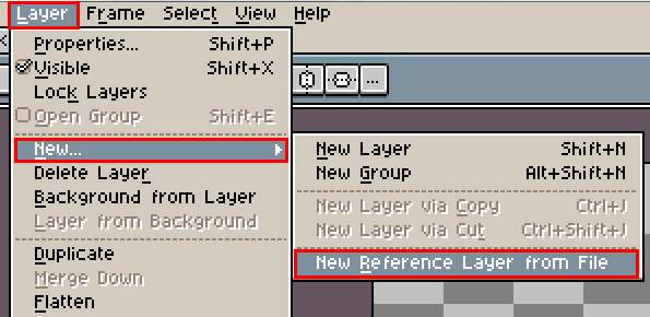 「New Reference Layer from File」を選択