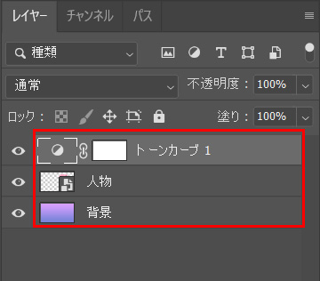 Photoshop 調整レイヤーの効果を任意のレイヤーだけにかける方法 ゆずゆろぐ