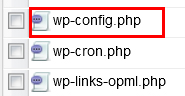 「wp-config.php」
