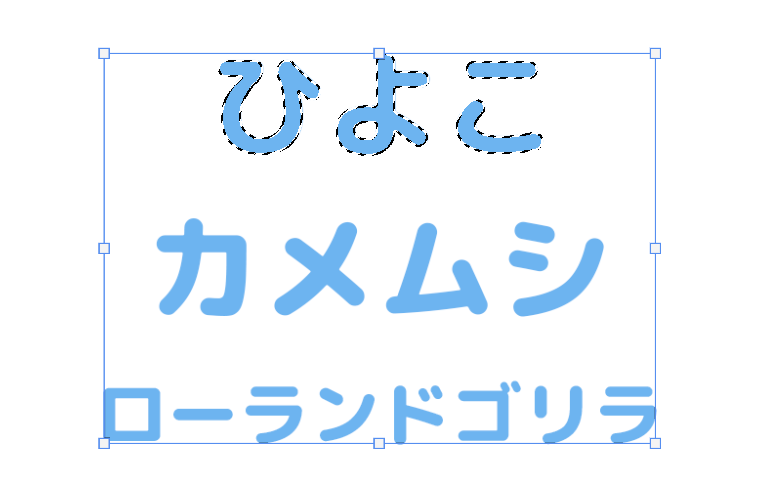 文字（テキスト）の整列