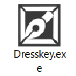 「Dresskey.exe」を実行