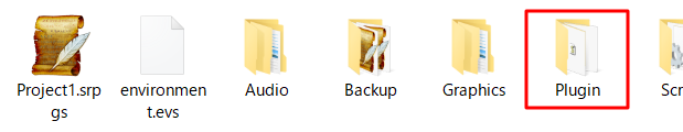 「Plugin」フォルダ