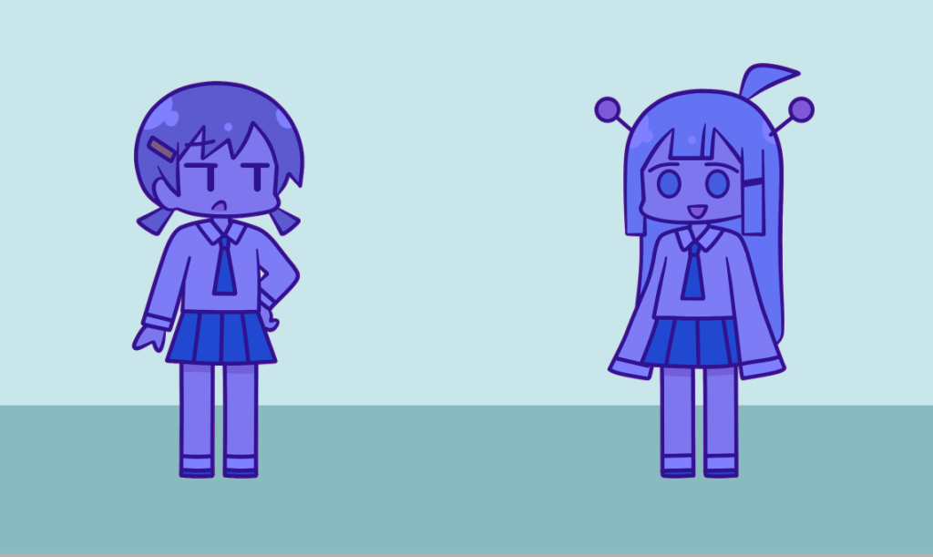 選択範囲になりました