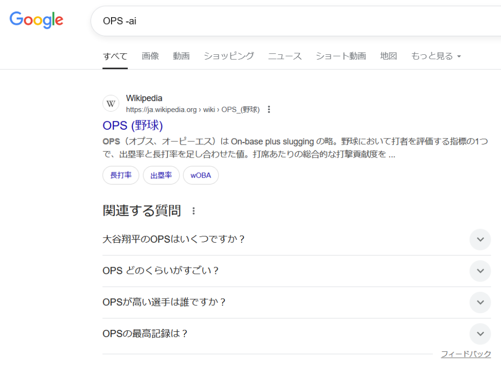 Googleが勝手に押しつけてくる情報はそのまま表示