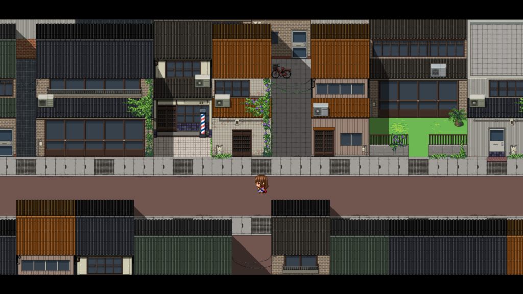 【RPGツクールMZ】「どらぴかドットマップ素材 現代街編」　住宅街