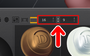 「表示範囲の比率」